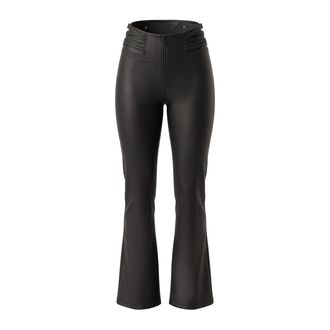 Freddy WR.UP mini flare similpelle vita alta con dettagli incrocio
