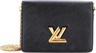 Louis Vuitton Twist Wallet on Chain Epi leren crossbodytas - Zwart