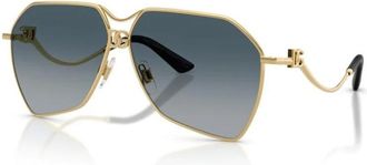 Dolce & Gabbana Pilotzonnebril - Dames - Zonnebrillen - Geel - 62 MM - Accessoires