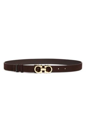 Ferragamo Donna Belt in Testa Di Moro at Nordstrom, Size 100