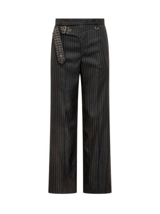 Isabel Marant Isabel Marant Striped Pants With Belt Detail