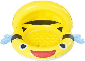 Trade Shop Trade Shop - Piscina Gonfiabile Baby Con Tettuccio Ape Per Bambini 125x95x66cm Giardino 51015