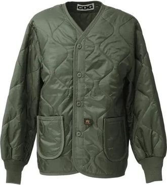 Comme Des Gar&ccedil;ons x Alpha Industries Liner Jacket Olive Green SB-J001-051-2