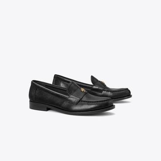 Tory Burch Womens Classic Loafer in Black, size 4.5