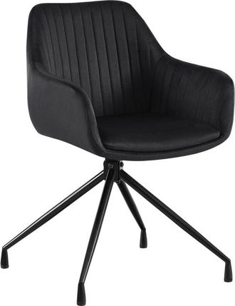 Clp Silla de comedor Welby Negro Terciopelo