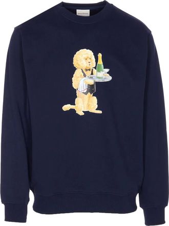 Drôle de Monsieur Le Poodle sweatshirt - Blue