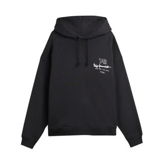 Yohji Yamamoto Hoodies, male, Black, Size: L Merch Hoodie