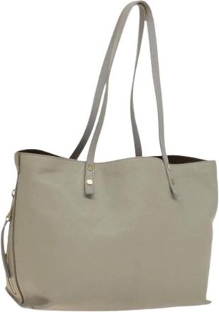 Chlo&eacute; Pre-owned Tote Bag - Dames - Vintage Shopper - Grijs - ONE Size - Leer - Vintage