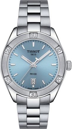 Tissot PR 100 Classic Bracelet Watch, 36mm in Blue at Nordstrom
