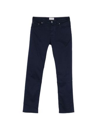 Jacob Cohen Slim Denim-Baumwolljeans
