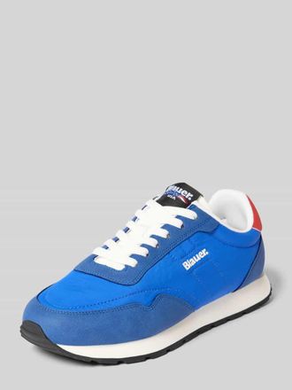 Blauer Sneaker mit Logo-Detail Modell Falcon in Royal, Gr&ouml;&szlig;e 41