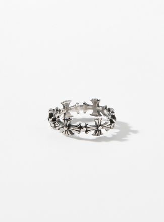 Le 31 Mens Grooved cross ring