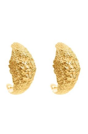 Freya Rose Lion Hoops in Gold at Nordstrom