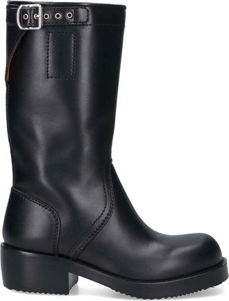 Dries Van Noten Leather Boots