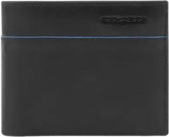Piquadro Wallets & Cardholders, unisex, Black, Size: ONE SIZE Blue Square Revamp Wallets & Cardholders