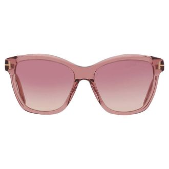 Tom Ford Lucia Violet Gradient Cat Eye Ladies Sunglasses FT1087 72Z 54