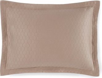 SFERRA Favo Boudoir Sham in Latte at Nordstrom