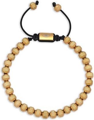 Eye Candy Los Angeles Alexander Beaded Slider Bracelet in Gold at Nordstrom Rack