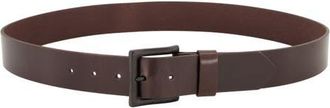 AllSaints Solid Leather Belt in Burnt Umber at Nordstrom, Size 40