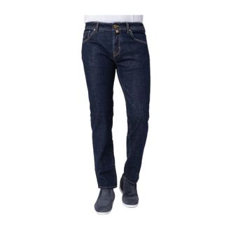 Jacob Cohen Scott Jeans - Heren - Jeans - Blauw - Maat: W33 Katoen