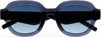 Kaleos Solidor C5 Mens Sunglasses Blue Size 49
