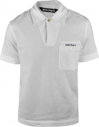 Palm Angels Polo Wit