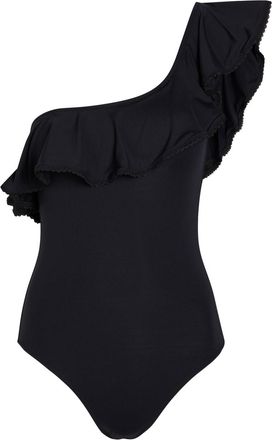 Melissa Odabash Tennessee Frill Swimsuit - Black - 48 (UK16 / XL)