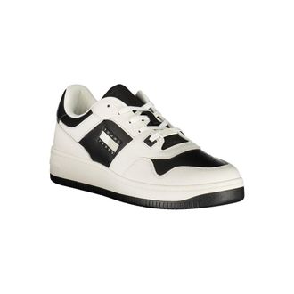 Tommy Hilfiger Colorblock Leather Sneaker - White