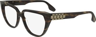Victoria Beckham Brown Acetate Glasses Womens (Frames)