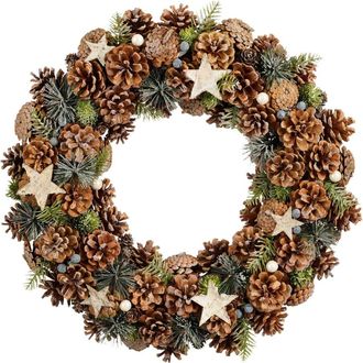 house of seasons Corona de Navidad artificial D50