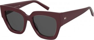 Tommy Hilfiger Womens TH-2223-S-LHF TH 2223 53 LHF Sunglasses - Red - One Size