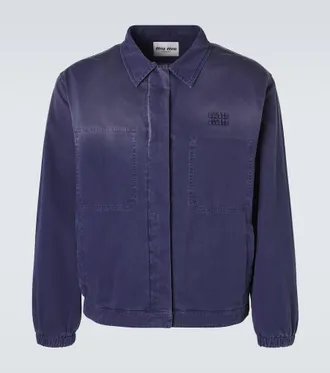 Miu Miu Cotton twill overshirt