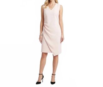 IRIS & INK Sleeveless Shell Dress In Blush Pink