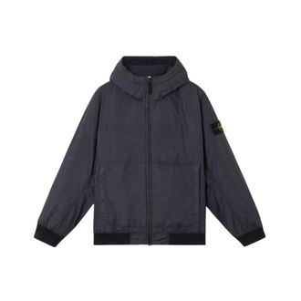 Stone Island 4100013 Gewatteerd jack - Heren - Zomerjassen - Blauw - S - Polyester - Jassen