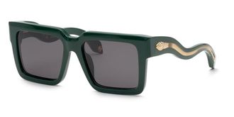 Roberto Cavalli SRC055 0D80 Mens Sunglasses Green Size 55