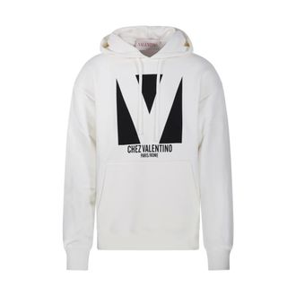 Valentino Hombre, Sudaderas, Blanco, Talla: M