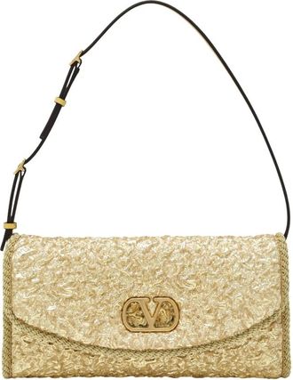 Valentino Garavani Shoulder Bags, female, Yellow, Size: ONE SIZE Clutch