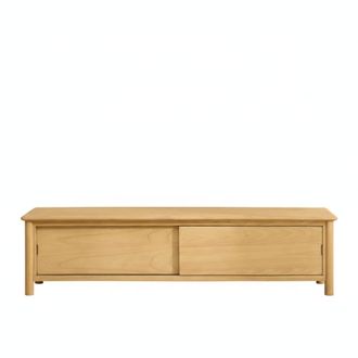 Wabi Home Mueble de TV de puertas correderas 150x80 cm