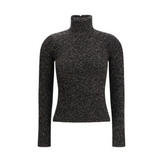 Max Mara Dames, Truien, Zwart, Maat: S Denim