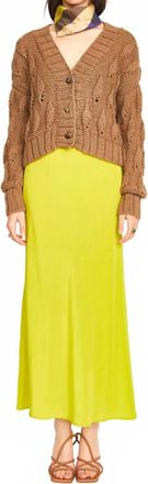 Mirth Santander Skirt In Citronelle