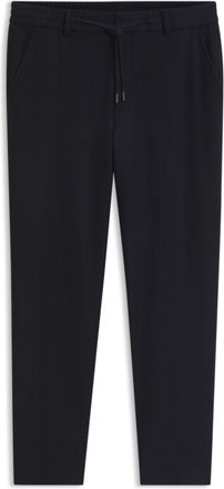BOSS Tapered-fit performance pants in virgin wool
