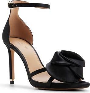 Ted Baker Alia Rose Ankle Strap Sandal in Black at Nordstrom Rack, Size 7.5