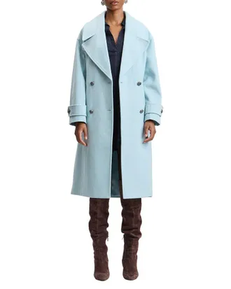 Avec Les Filles Oversized Crombie Coat