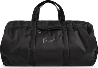 Kenzo Weekend Bags, male, Black, Size: ONE SIZE Signature Duffle Bag