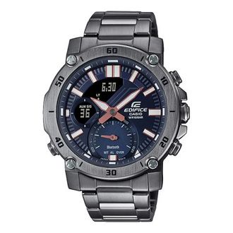 Casio Casio Edifice Limited Edition Analog-Digital Watch Grey Metallic Blue ECB-20YDC-1A