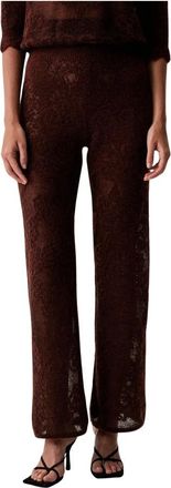 Twinset Donna, Pantaloni, Rosso, XS, new
