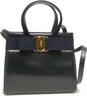 Ferragamo Leather Handbag (Pre-Owned)