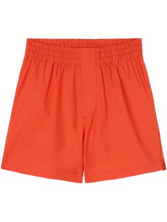 Sunnei cotton shorts - unisex - Cotton/Elastane - S - Orange