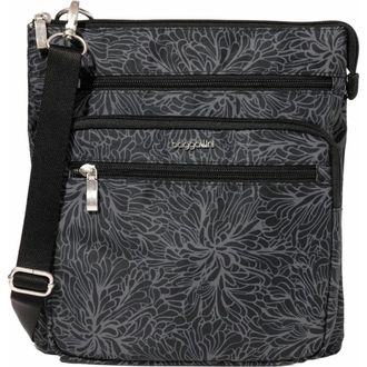 Baggallini Out And About Crossbody Bag in Midnight Blossom at Nordstrom