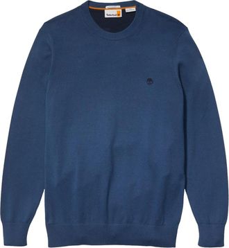Timberland Williams River Jumper - Heren - Ronde hals truien - Blauw - S - Katoen - Truien & Vesten